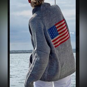 Trending American Flag Grandpa Cardigan
Flag Sweater